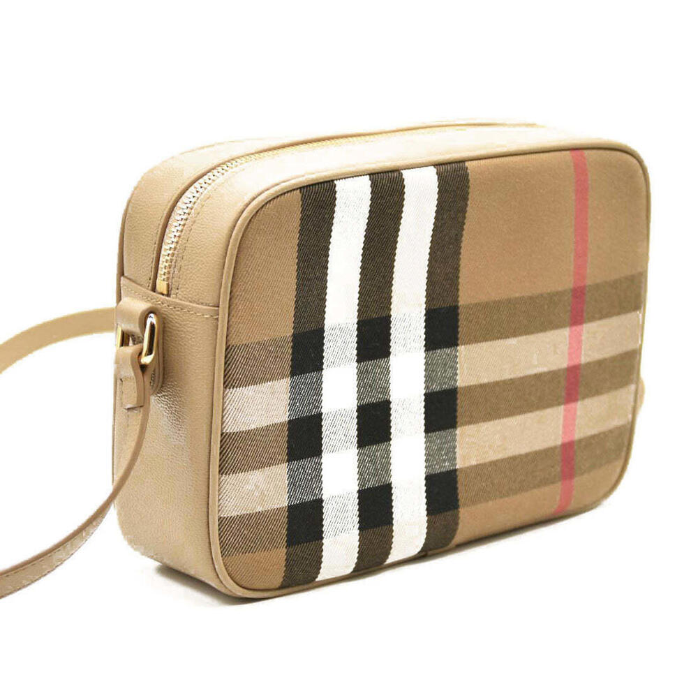 Burberry Calfskin Vintage Check Small Camera Bag Archive - Picture 2 of 15